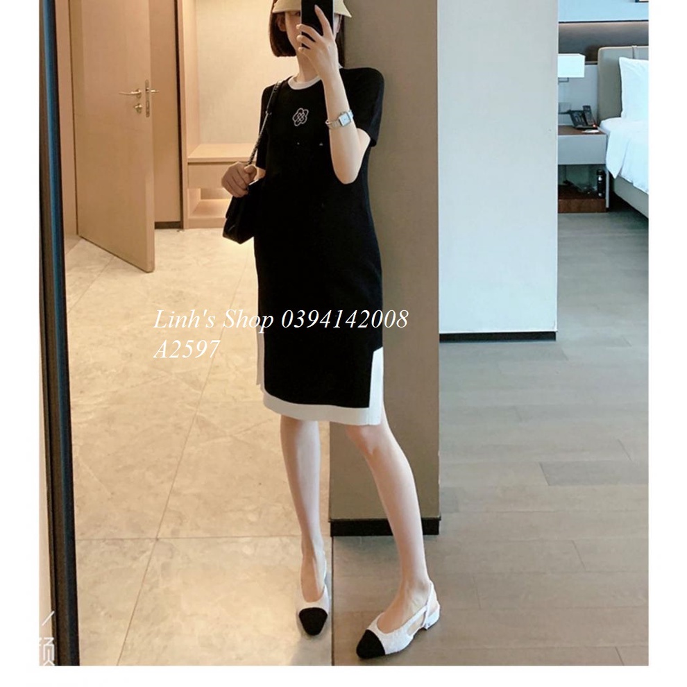 Váy Đầm Ôm Body Len Mongtoghi A2597