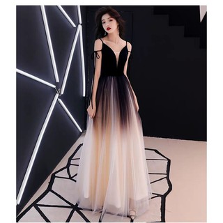 Đầm nữ maxi phối lưới thanh lịch