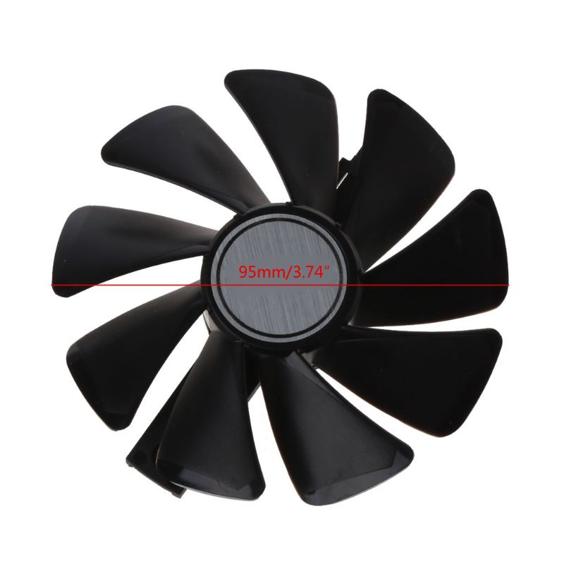 Utake 2Pcs CF1015H12S 12V 0.42A Cooler Fan Replacement For Sapphire NITRO RX 580 570 480 470 4G RX Vega64 8GB Graphics Card Fans