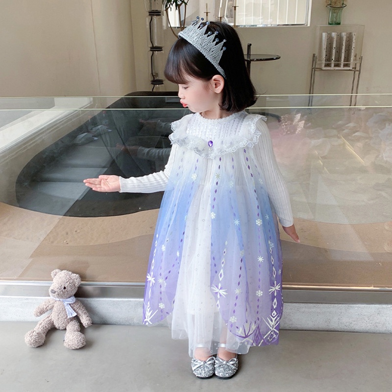 Đầm Công Chúa Tay Ngắn Cho Bé Gái