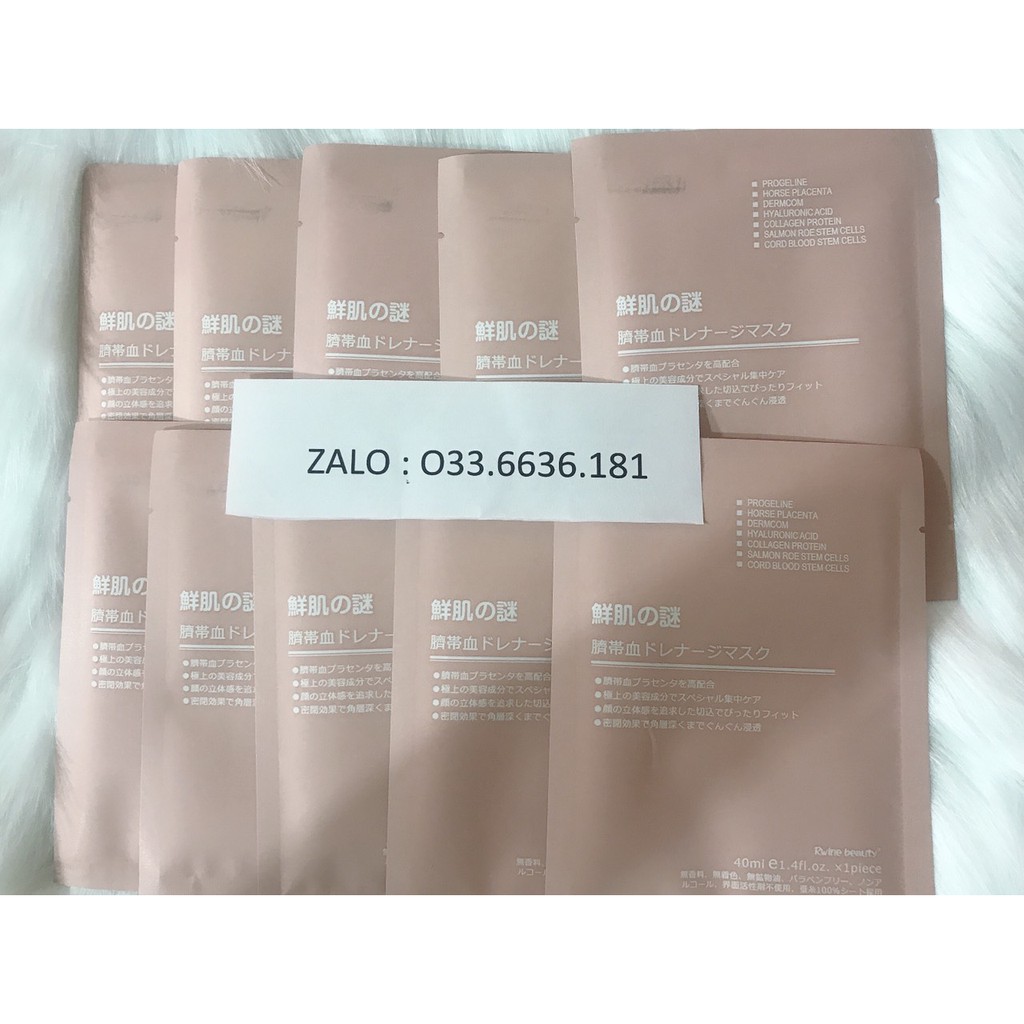 [ COMBO 10 MIẾNG ]MẶT NẠ NHAU THAI CỪU TỪ NHẬT BẢN CHÍNH HÃNG 100%