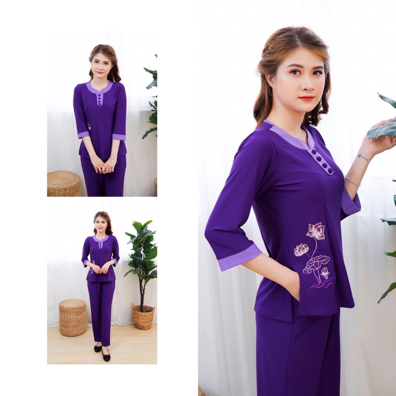 ĐỒ LAM ĐI CHÙA # THUN PHỐI CỔ Y