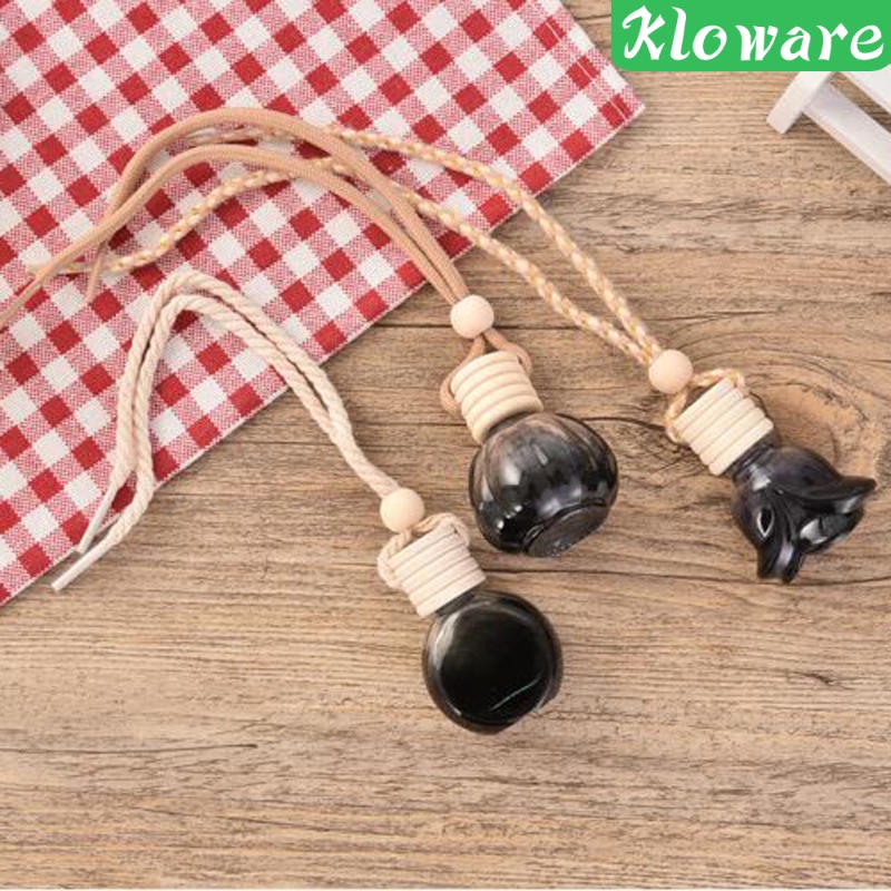 Chai Tinh Dầu Thơm Hình Tròn 10ml Dùng Trang Trí Xe Hơi