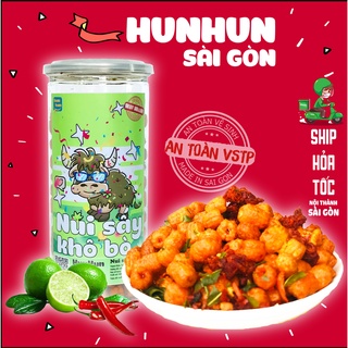 Nui rim khô bò lá chanh HunHun 350g đồ ăn vặt Sài Gòn Ngon Rẻ thumbnail