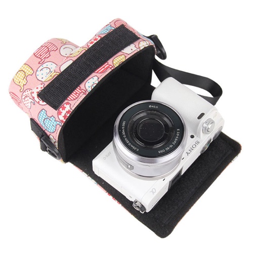 Túi đựng ống kính máy ảnh Sony a6000 a6300 a5100 a5000 với 18-55