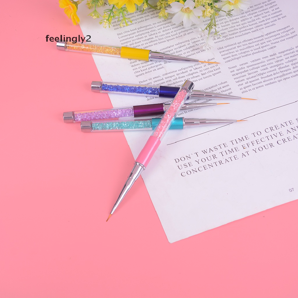 [Hàng mới về] Cọ vẽ trang trí móng tay nghệ thuật siêu mỏng tiện dụng tùy chọn màu sắc