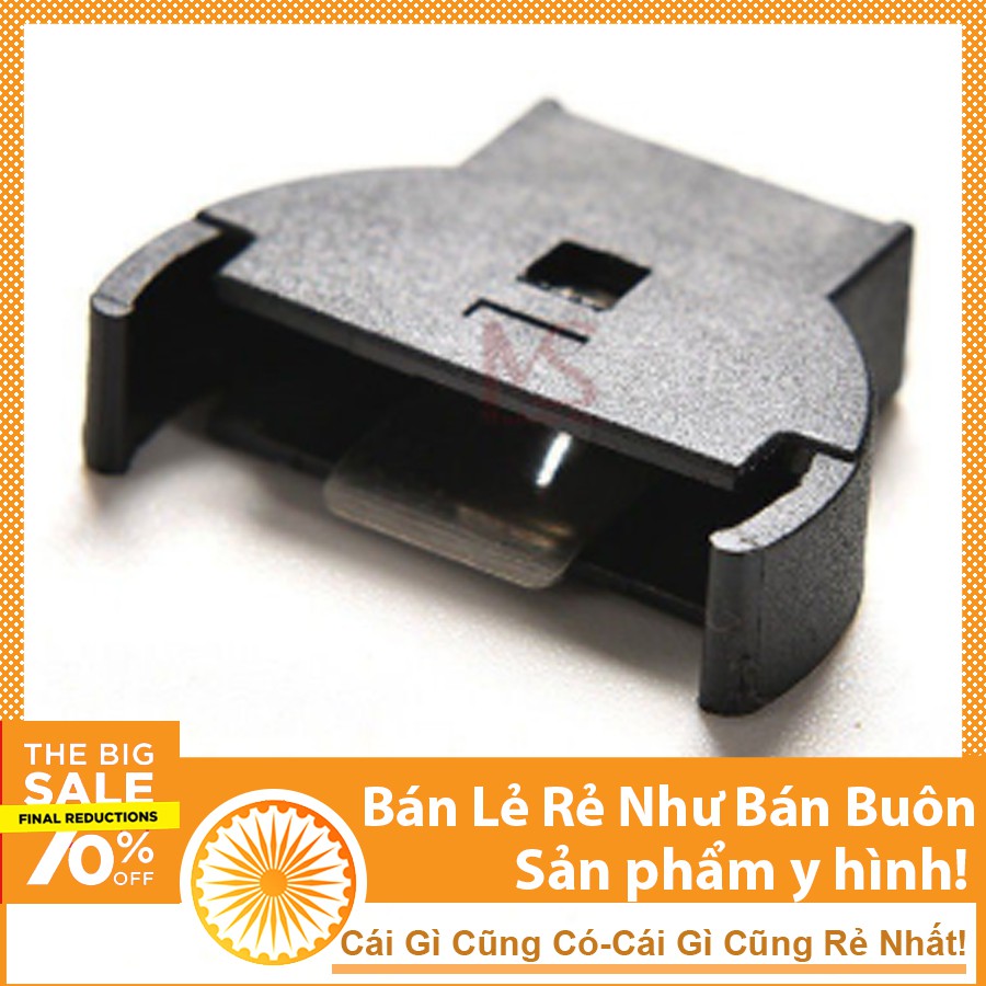 Đế Pin Cúc Áo CR2032 Chân Cắm 90° DHCNHN