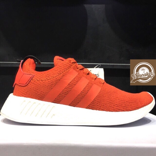 Giầy NMD R2 cam đỏ đế trắng thể thao, thời trang nam nữ dạo phố ! ,, . NEW 2020 . . Chuẩn . ` ' * ! . .