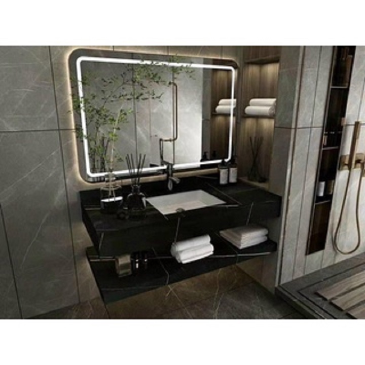 Lavabo chữ nhật mặt âm C161 ikiza, chậu chữ nhật mặt âm chính hãng giá tốt 510x375x175 mm