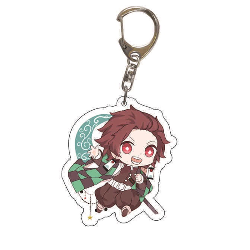 Móc khóa nhựa acrylic hình nhân vật anime Demon Slayer: Kimetsu No Yaiba