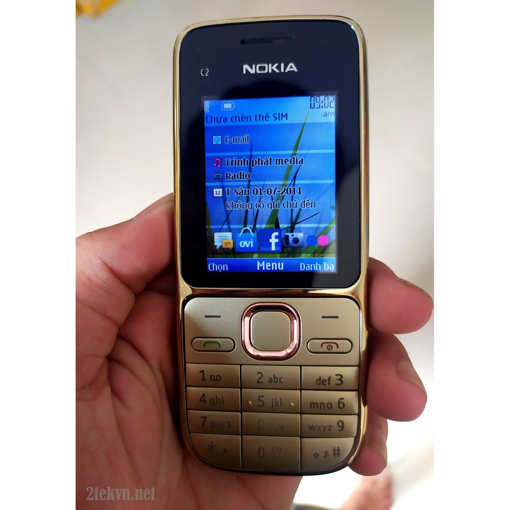 Điện thoại Nokia c2-01 Zin Kèm Pin Sạc BẮT 3G, BẢO HÀNH 6 THÁNG