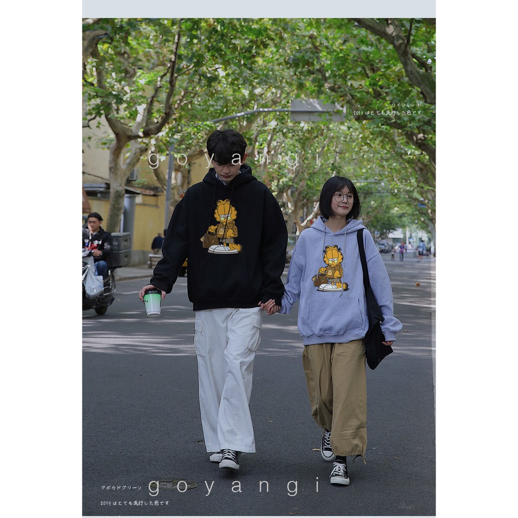 Áo Hoodie Mèo fendy nam nữ unisex form rộng oversize phong cách ulzzang hàn quốc