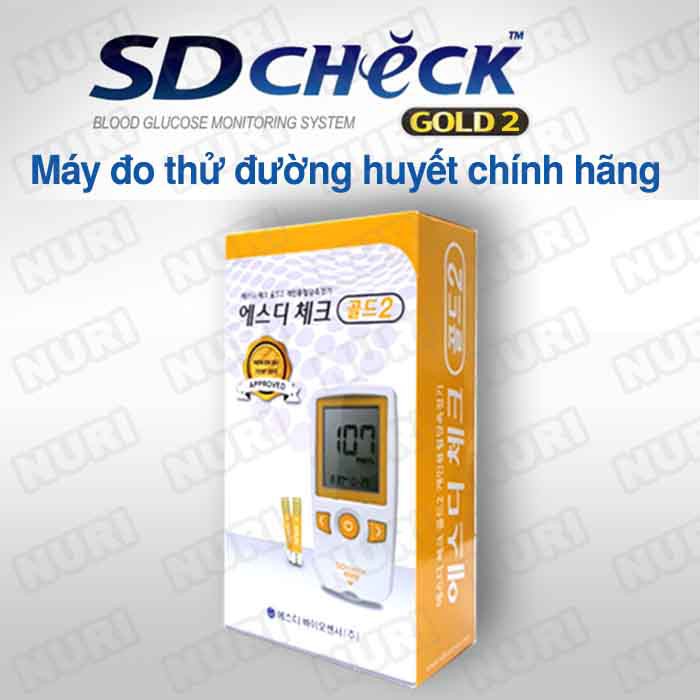 [Mới Nhất,Nhanh Chính Xác 100%] Máy Đo Đường Huyết SD Check Gold 2