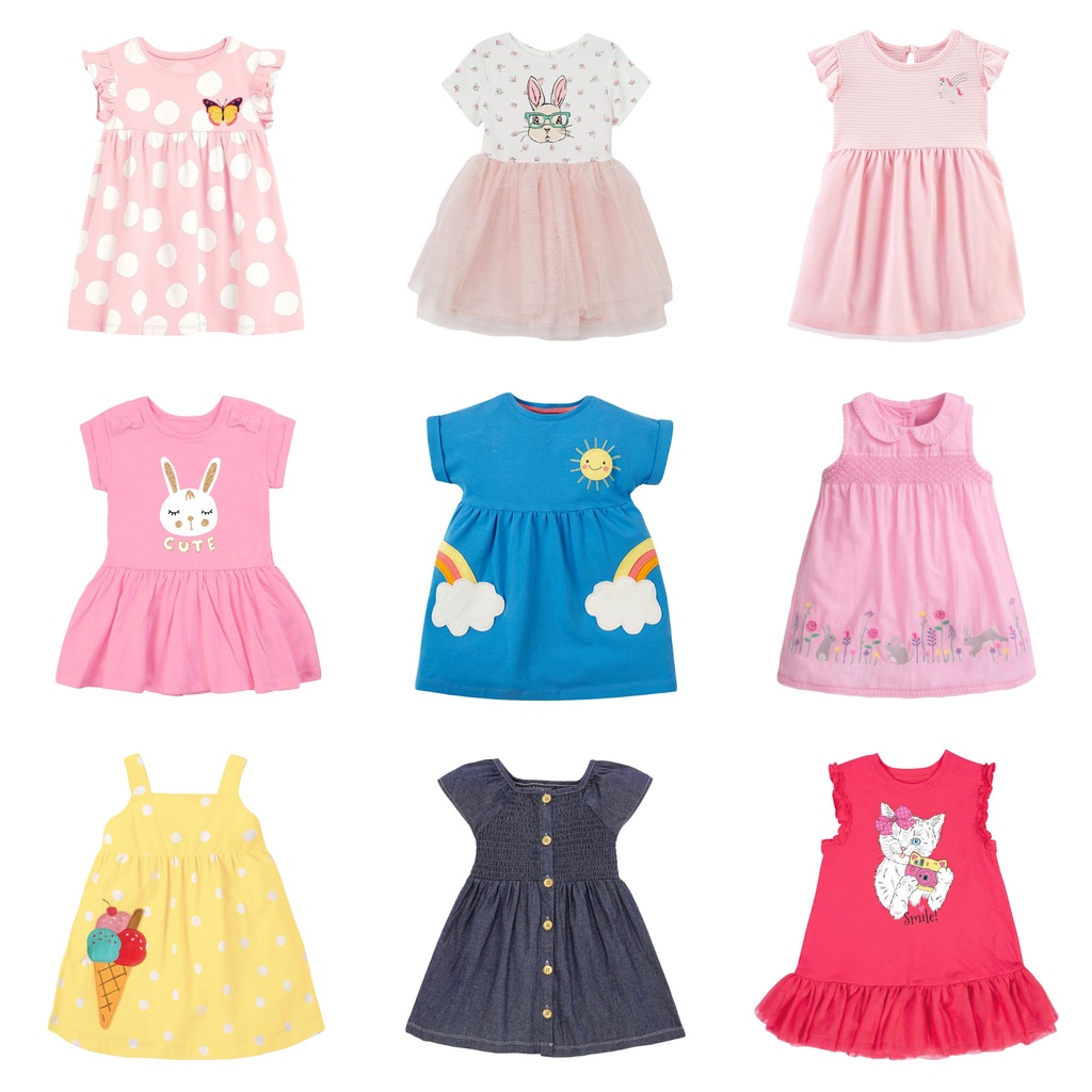 TH85 váy hè ngắn tay siêu đẹp của Little maven cho bé gái