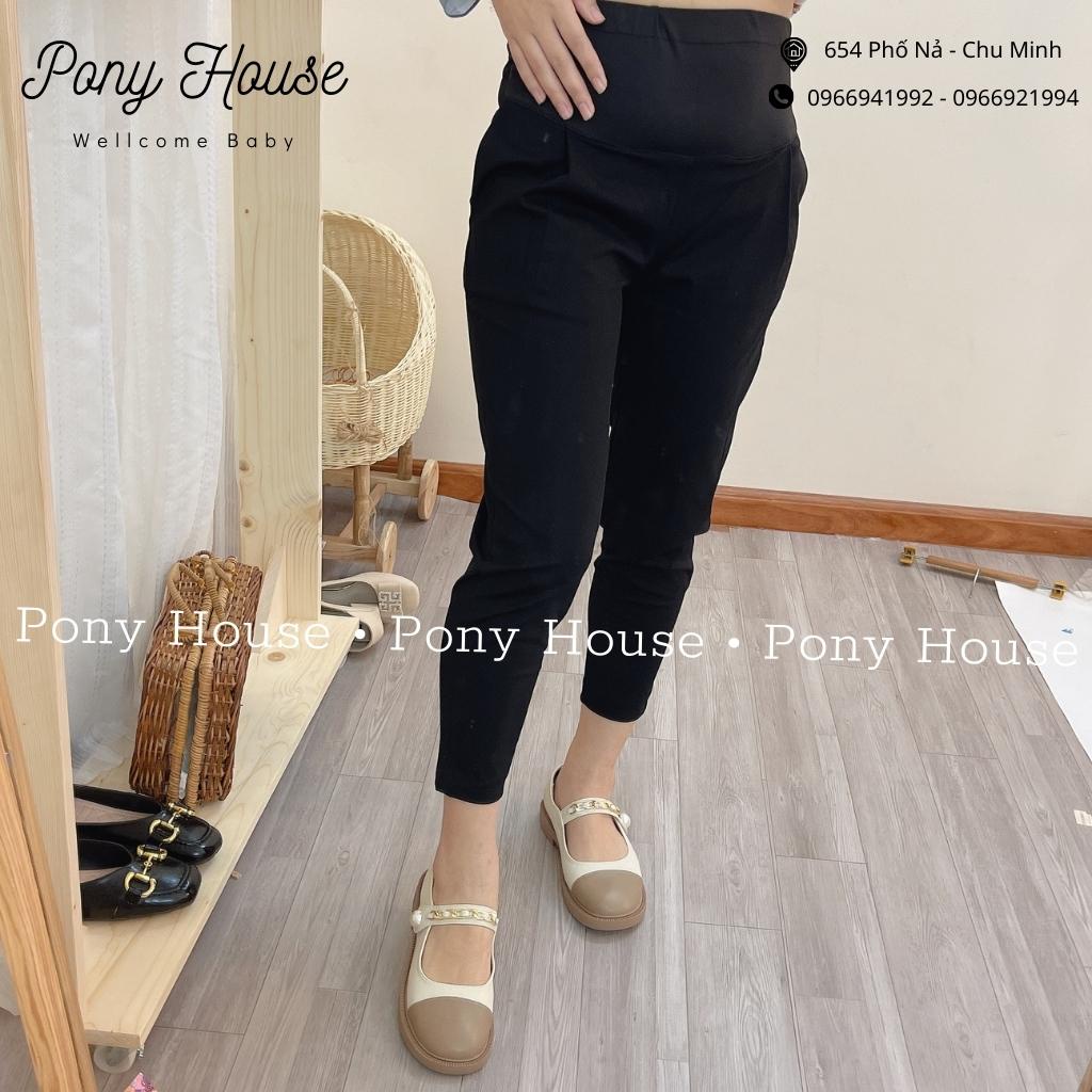 Quần Bầu Baggy Công Sở Dài Chất Umi Co Giãn 4 Chiều Có Đáp Bụng Và Chun Chỉnh