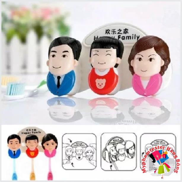 Cài bàn chải hình ngộ nghĩnh vỉ 3 và bỉ 4 hít siêu chắc