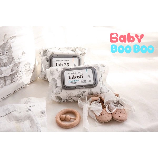 [CHÍNH HÃNG] Khăn ướt MomoRabbit/ Khăn giấy ướt cho bé nội địa Hàn Quốc gói 72 tờ