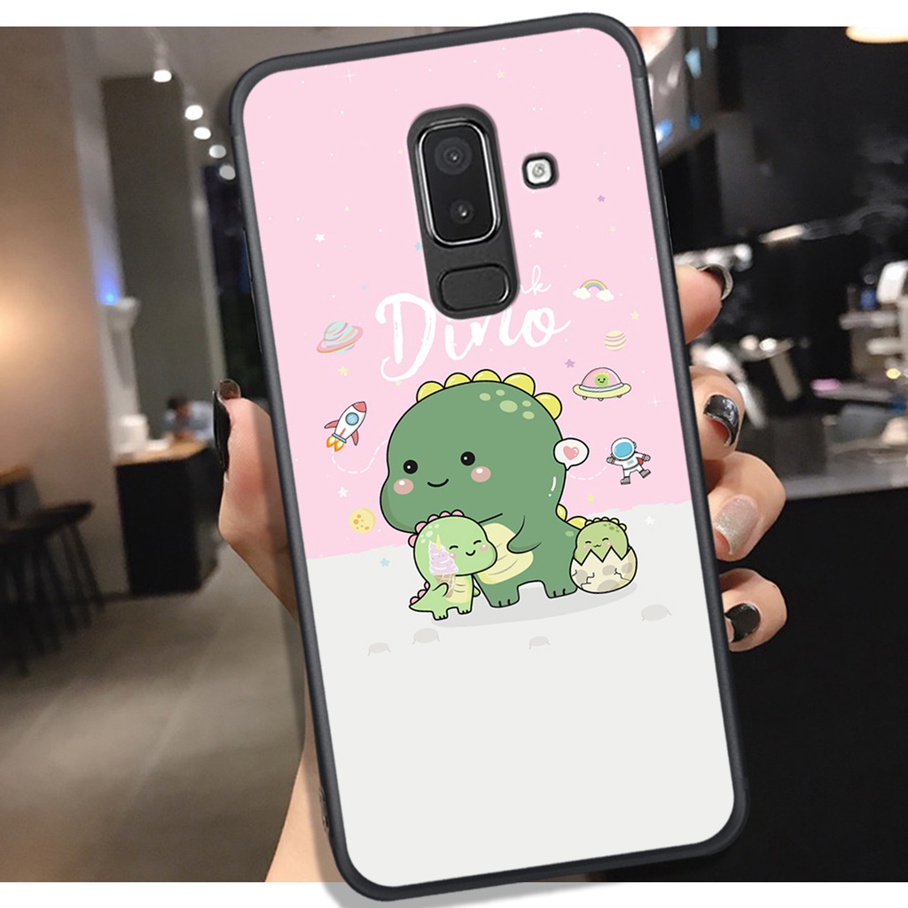 [HOT]ỐP SAMSUNG J8 - J6 PLUS - A6 PLUS - A8 PLUS - A8 STAR, IN HÌNH KHỦNG LONG CHIBI SIÊU DỄ THƯƠNG.