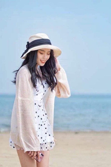 Áo khoác Cardigan dệt kim thiết kế quyến rũ cho nữ | BigBuy360 - bigbuy360.vn