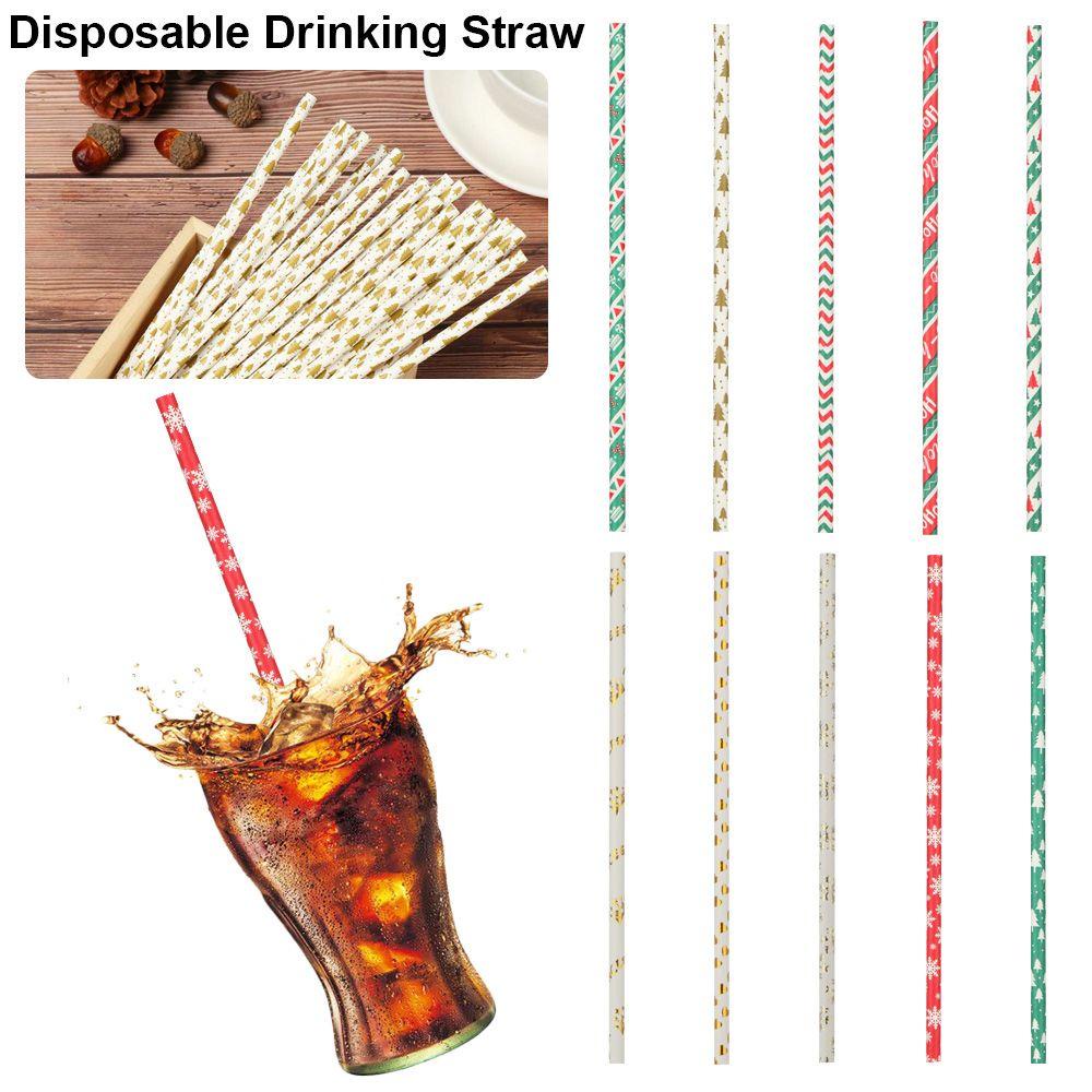 Set 25 Ống Hút Giấy Trang Trí Tiệc