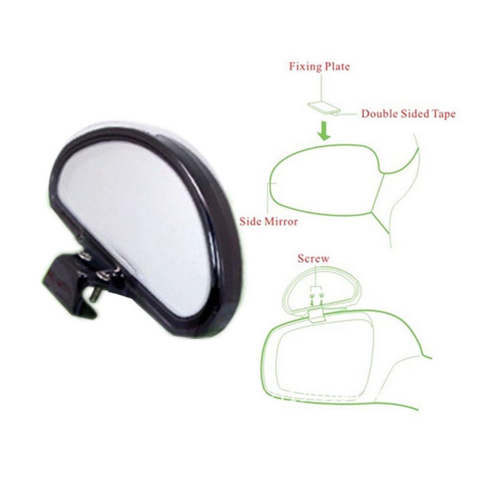 MAYSHOW Set 2 Gương Cầu Lồi Góc Rộng Đa Năng Có Thể Điều Chỉnh Cho Xe Hơi