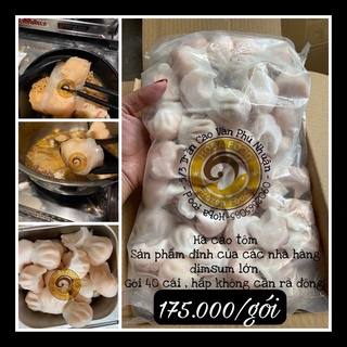 [Hoả Tốc - giao nhanh 2-3h] Há cảo tôm thịt Bamboo - dimsum chuẩn vị nhà hàng cao cấp - tặng 100g tương chấm.