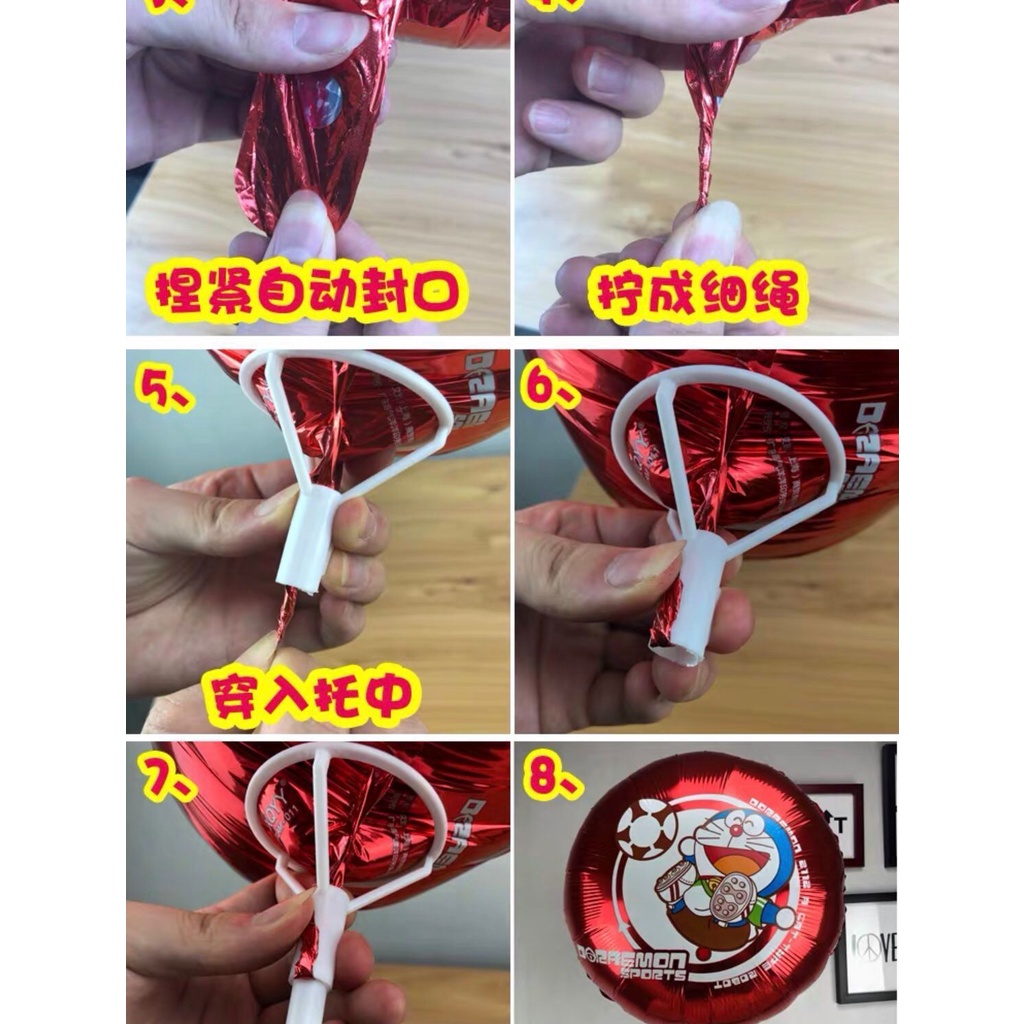 Set 10/5 Bong Bóng Hình Thú Hoạt Hình Dễ Thương