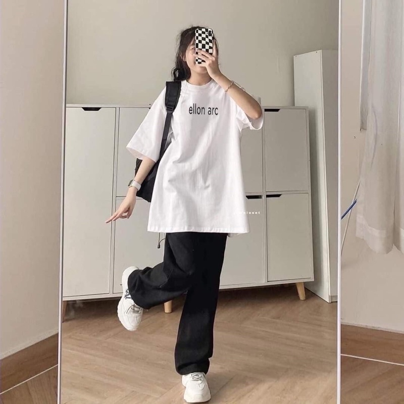 Set bộ áo thun mix quần xuông - Ellon arc