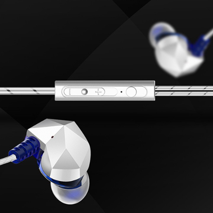 Tai nghe QKZ CK6 có mic,viên kim cương huyền bí