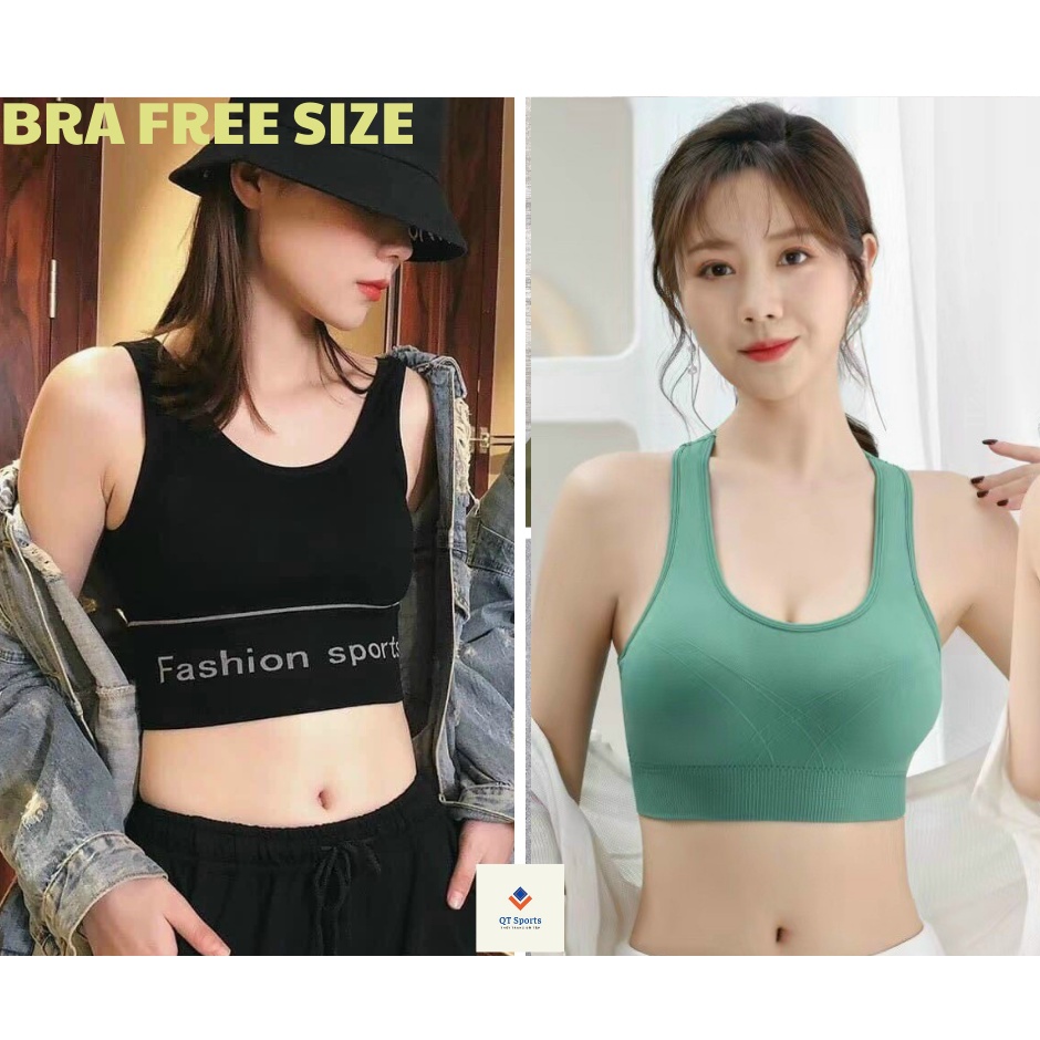 ÁO BRA COPTOP FASHION SPORT DỆT KIM CO GIÃN THOẢI MÁI Free Size TẬP GYM- YOGA - AEROBIC