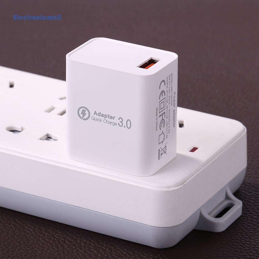 Củ sạc nhanh cổng 3.0 USB 18W phù hợp cho iphone/Samsung