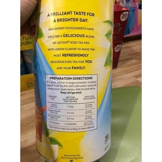 Bột Trà Chanh Lipton Lemon của Mỹ