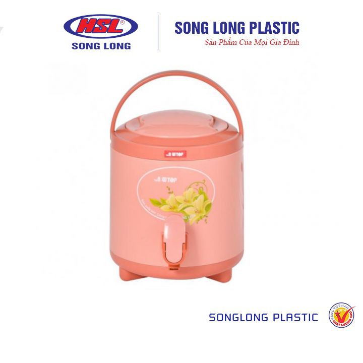 Bình nước giữ nhiệt Lạnh -Nóng - Family Song Long- Giao màu ngẫu nhiên