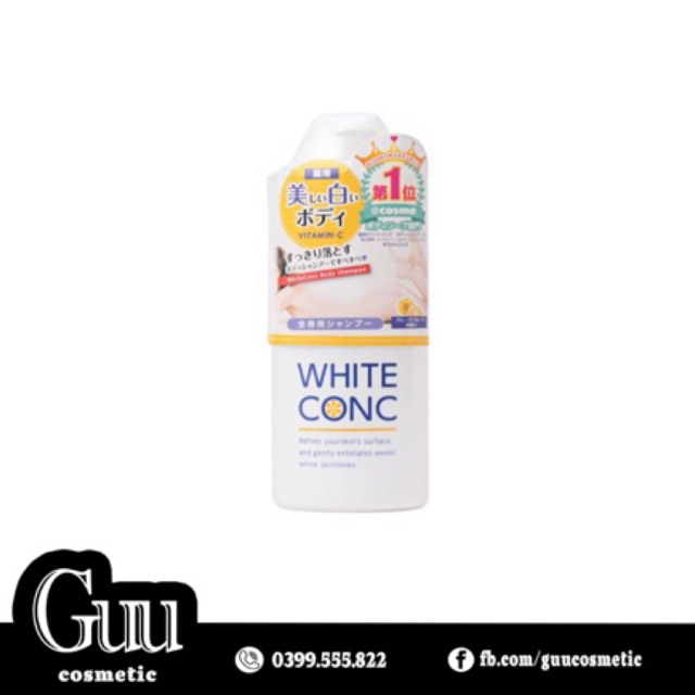 Sữa tắm trắng da White ConC - Guu