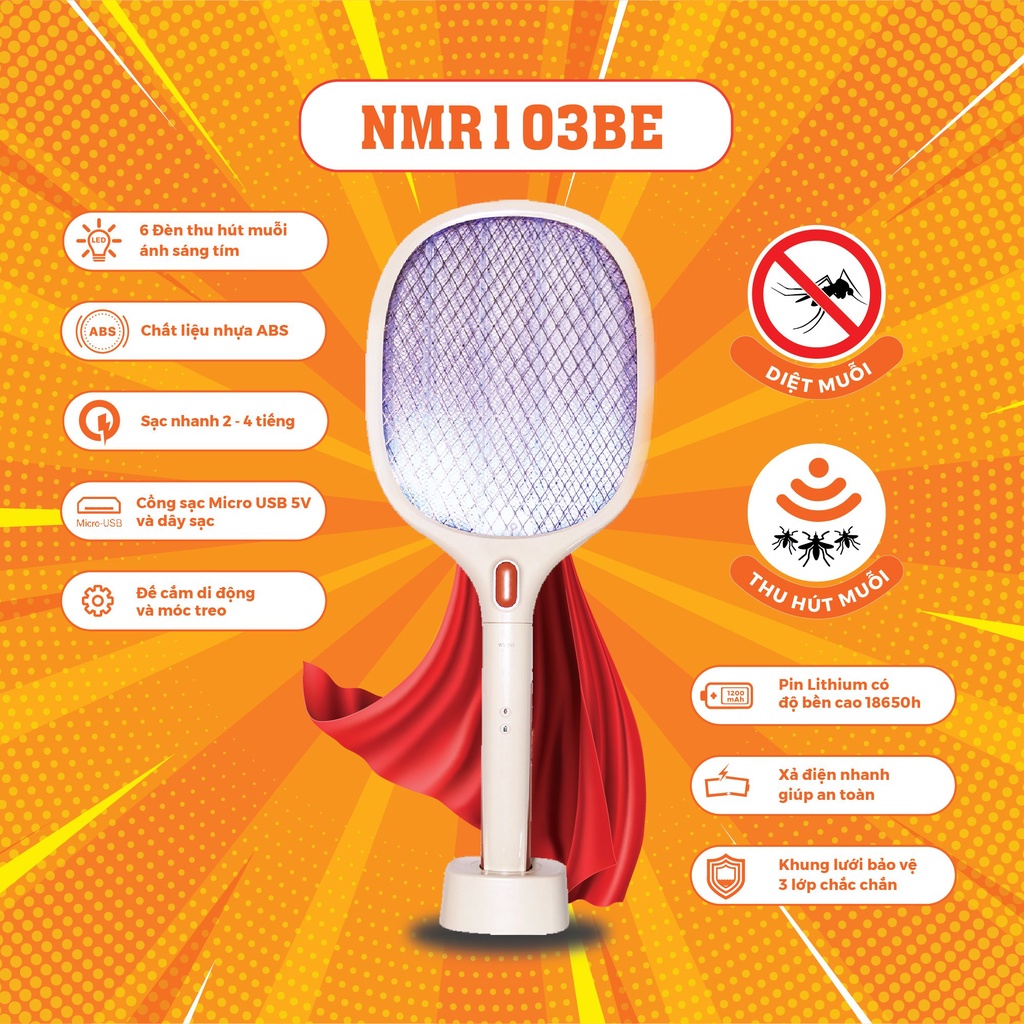 Vợt muỗi thông minh Nanoco