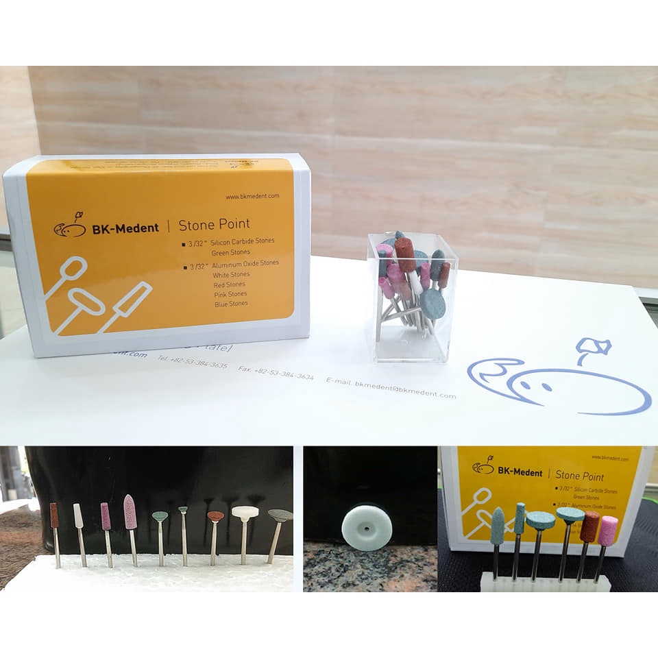 Combo 10 mũi mài đá BK Hàn Quốc mài sứ thạch cao