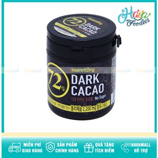 Socola Đen Không Đường Sweetory Hộp 100gr