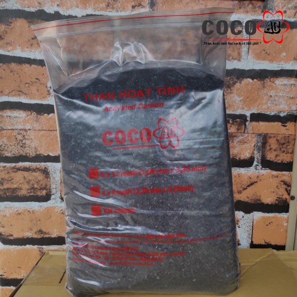 3kg Hạt Than Gáo Dừa 100% Hoạt Tính Lọc Khí Khử Mùi Công Nghiệp