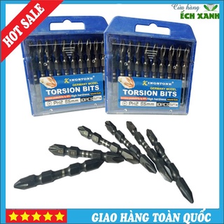 Đầu bắn vít 2 đầu 4 cạnh, vít 3 ke kích cỡ 65mm chất liệu thép hợp kim cao cấp