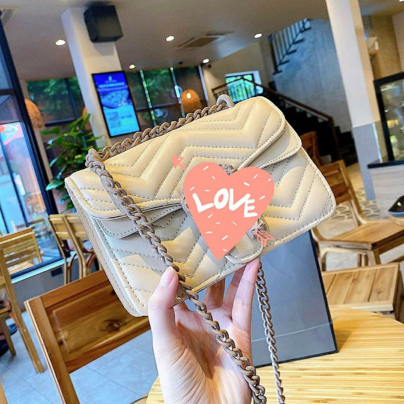 túi đầu rồng xích cùng màu