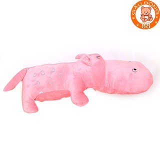 Gấu bông hà mã hồng cao cấp 1M