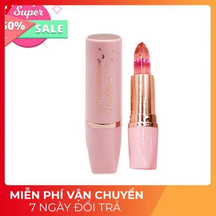 Son Thạch Ướp  Hoa ⚡️𝐅𝐑𝐄𝐄 𝐒𝐇𝐈𝐏⚡️ Son Thạch Đổi Màu Theo Nhiệt Độ