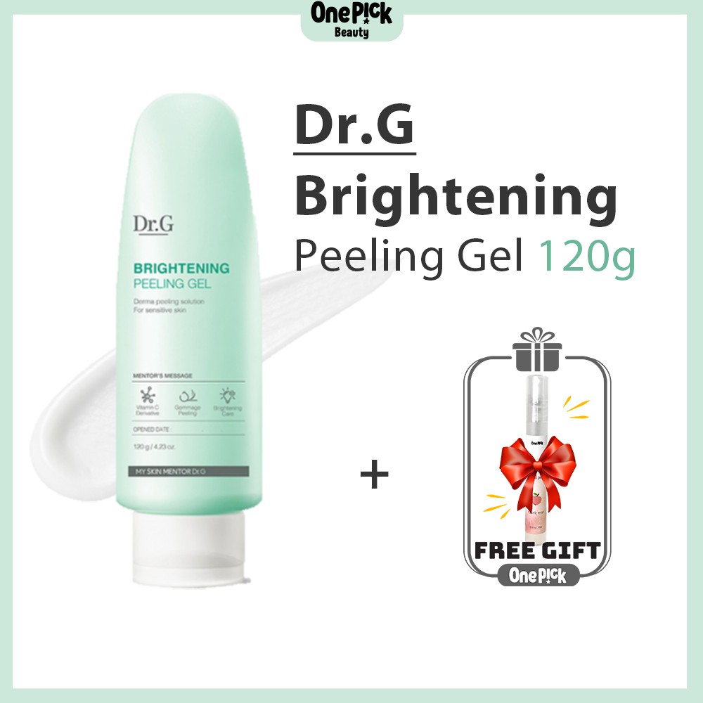 OnePick) Gel tẩy tế bào chết thuần thực vật ít gây kích ứng Dr.G Chứa thành phần dưỡng ẩm và dẫn xuất vitamin C [Dr.G Brightening Peeling Gel 120g] | BigBuy360 - bigbuy360.vn