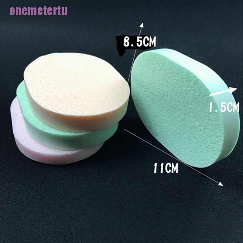 1 Miếng Bọt Biển Rửa Mặt Mềm Mại Màu Kẹo