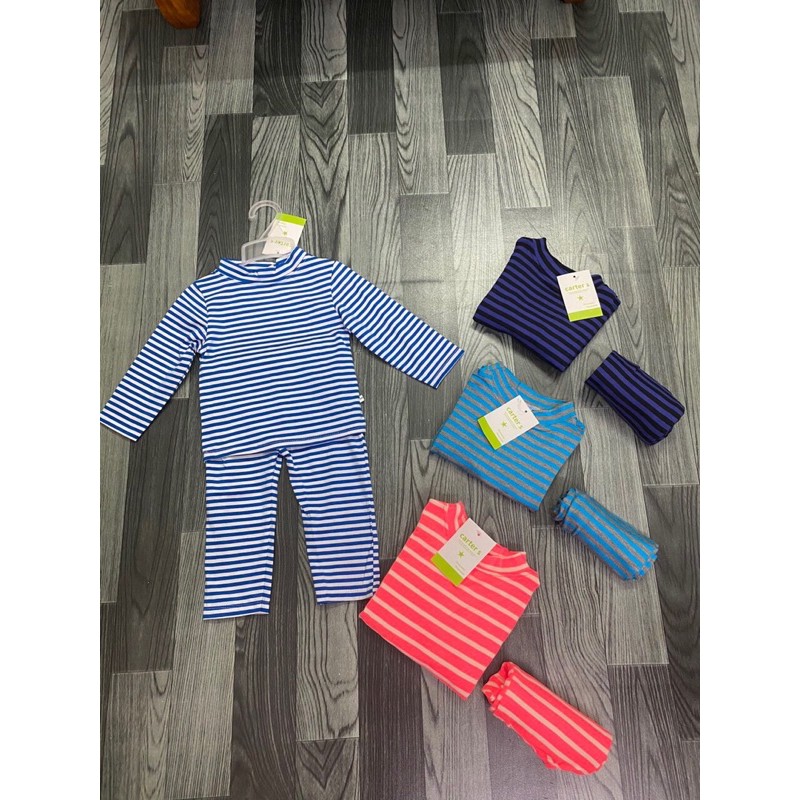 Bộ quần áo dài tay thu đông cho bé chất liệu cotton len giữ ấm mùa đông VNXK