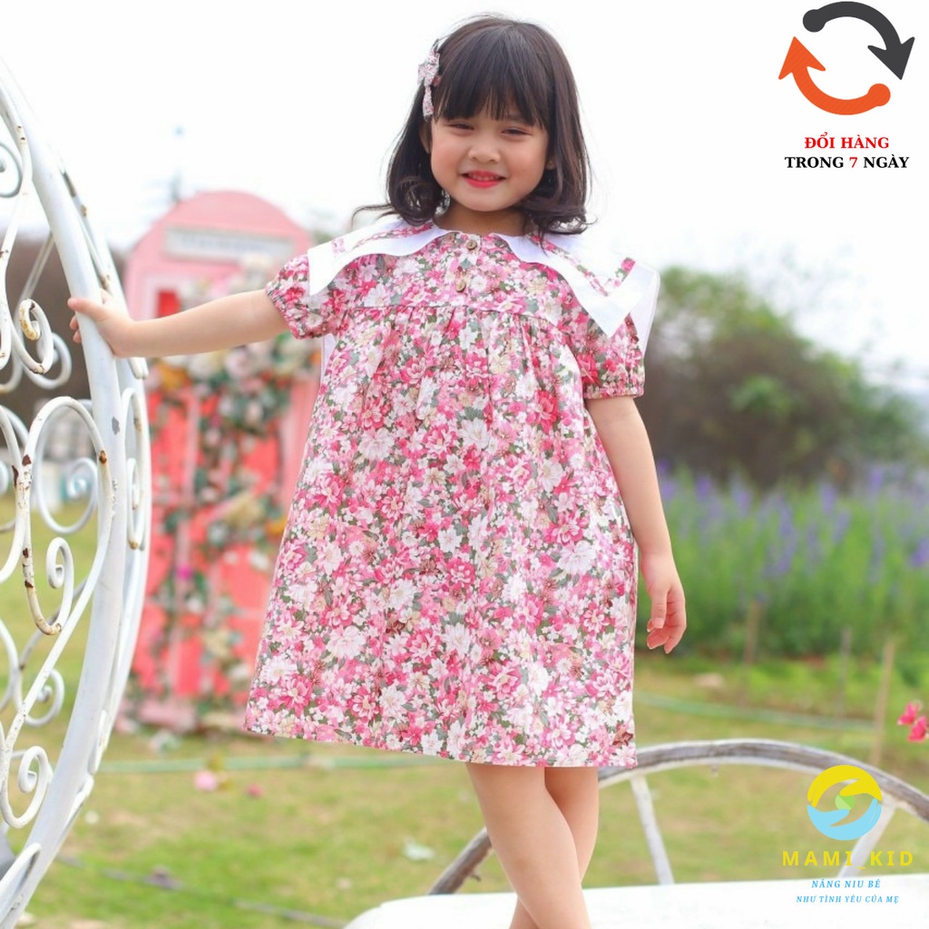 váy cho bé gái 1-7 tuổi hoa nhí xinh yêu 10-25kg ,mamikid