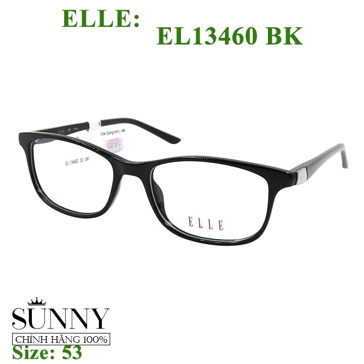 Gọng kính thời trang Elle EL13460 chính hãng, bảo hành toàn quốc
