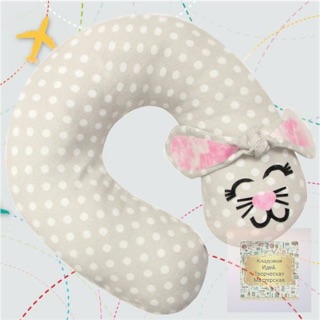 H08-rập giấy gối du lịch chữ c