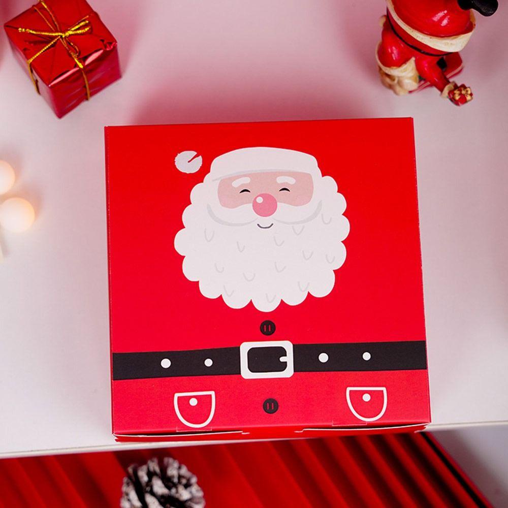 CHOOKEY Hộp Đựng Bánh Quy In Chữ Merry Christmas