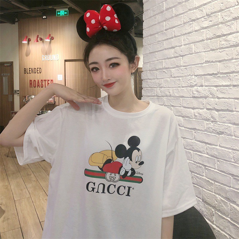 Korean version T-shirts Korean style Tops Popular Tee Women's clothing Women top Recommendation